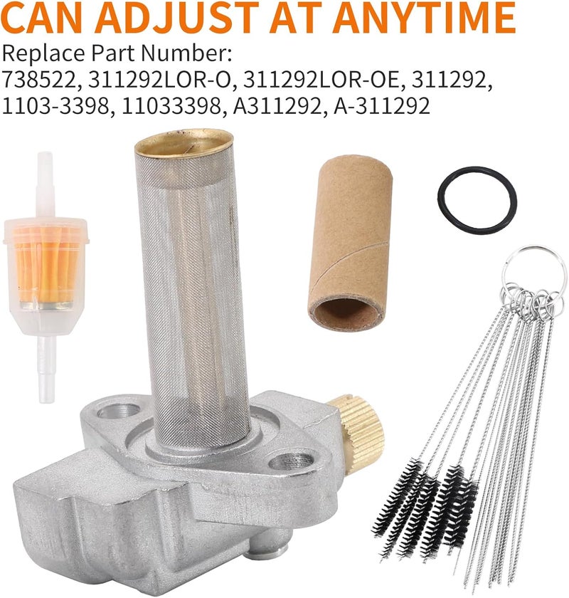 Tektall 311292 Fuel Tap Shut Off Valve for F-ord Tractors 501 600 601 700 800 801 900 901 2000 4000 Series 4 Cyl 311292 738522 11033398 with Upgraded Anti-Leak O-Ring - Image 4